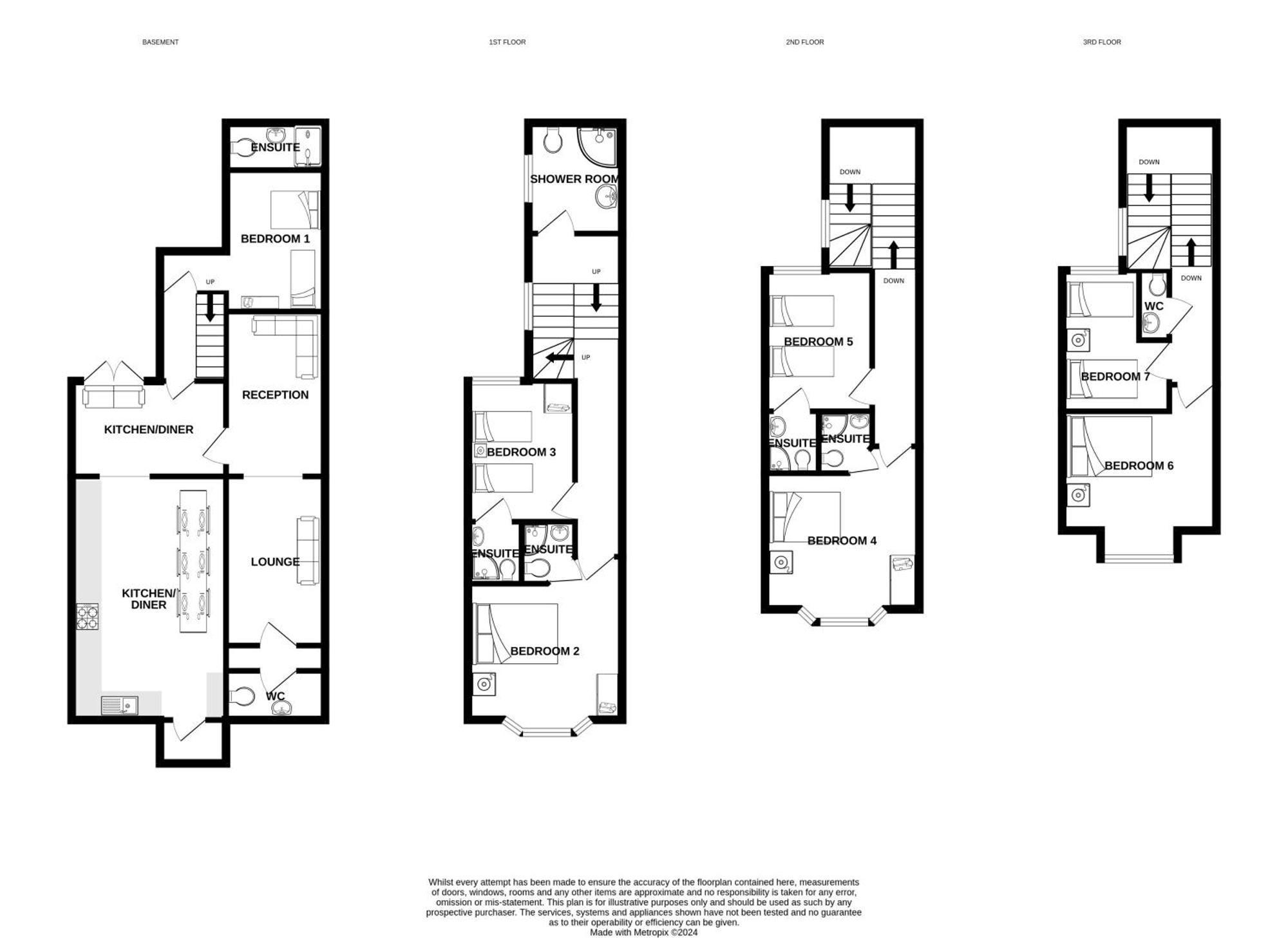 7 Bed House Brighton Villa Dış mekan fotoğraf
